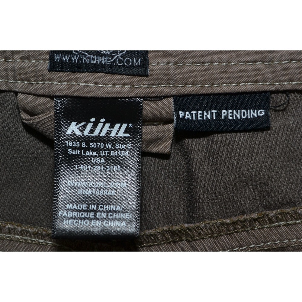 Kuhl Radikl Pants Mens 40x30 Beige Patent Pending Logo 5-Pockets Straight Leg - Picture 5 of 16